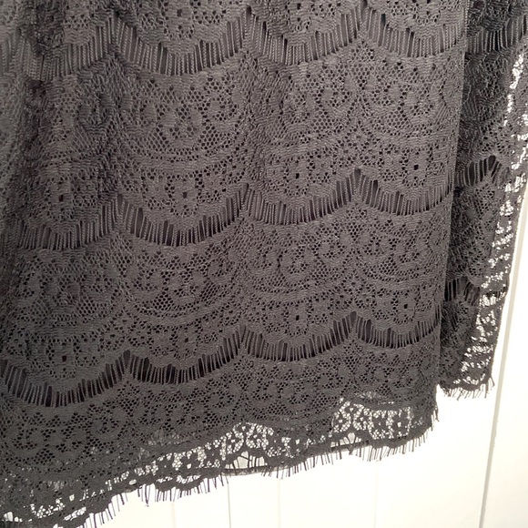 Black Lace Cocktail Dress - Picture 5 of 7